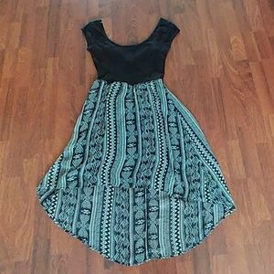 Hi Lo Open Back Dress